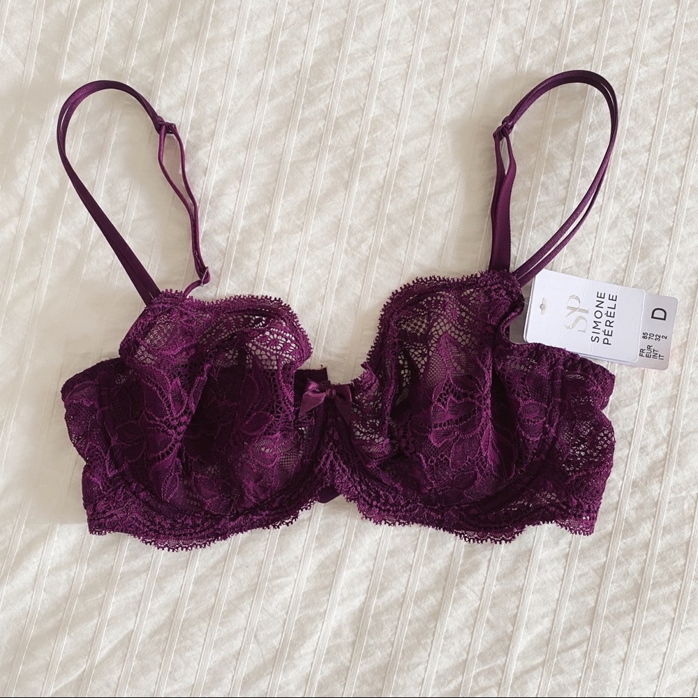 NWT Simone Perele Eden Demi Plunge Bra 32D